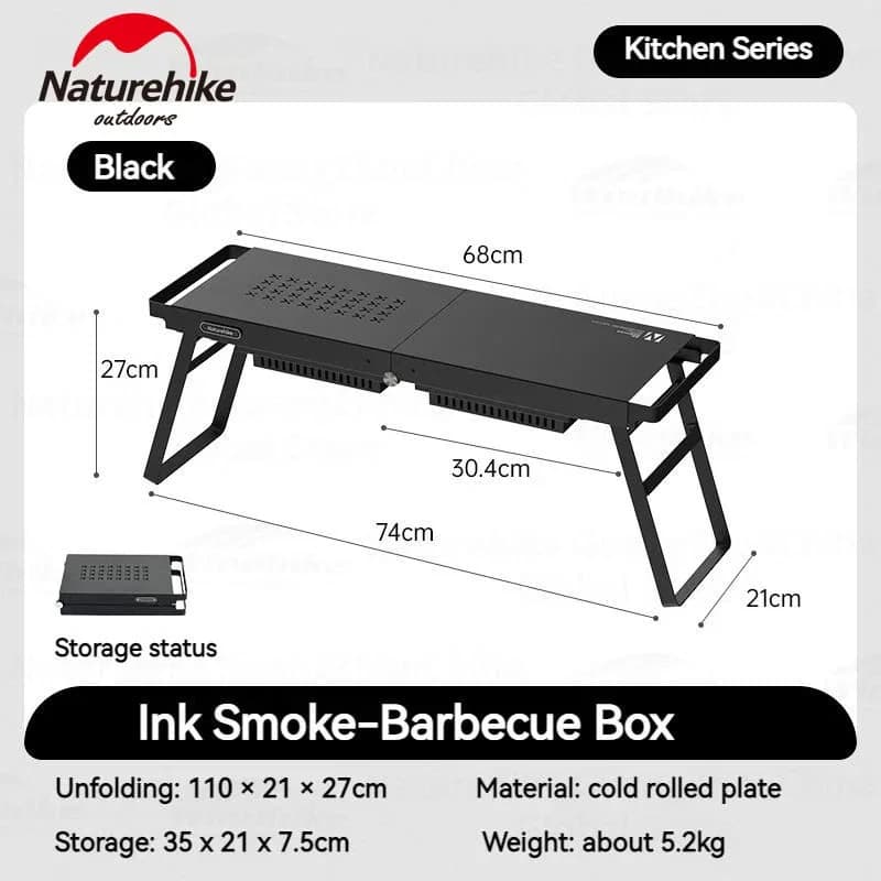 MEJA BBQ GRILL BOX LIPAT NATUREHIKE CNK2300013 [X2]